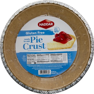 Cake - PIE CRUST - HAD. G/F PIE CRUST K/P